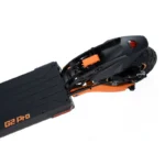 Rear view of KuKirin G2 Pro showing brake system