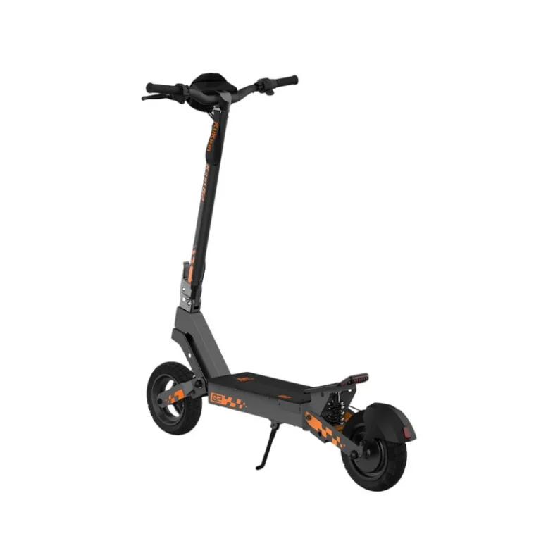 KuKirin G2 electric scooter on light gravel trail