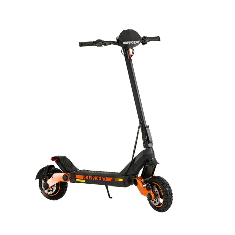 KuKirin G3 scooter on steep hill climb