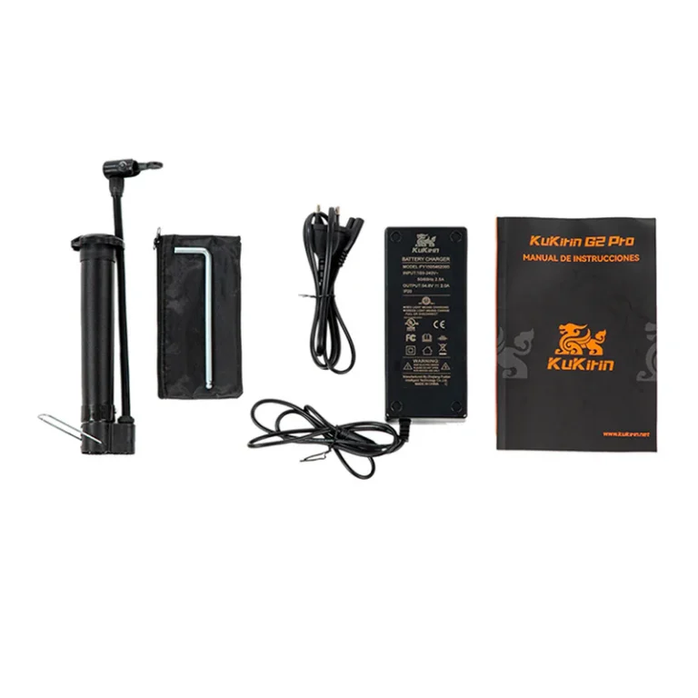 Unboxed KuKirin G2 Pro VMP accessories